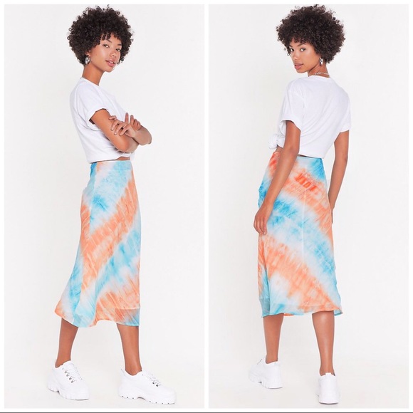 Nasty Gal Dresses & Skirts - NASTY GAL | TIE DYE BOHO MIDI SKIRT